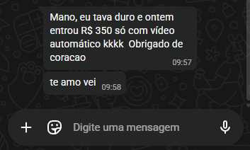 Depoimento positivo sobre o curso 9